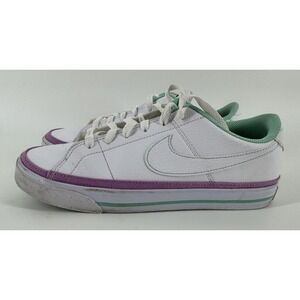 Size 8.5-Nike Court Legacy Next Nature White Rush Fuchsia !